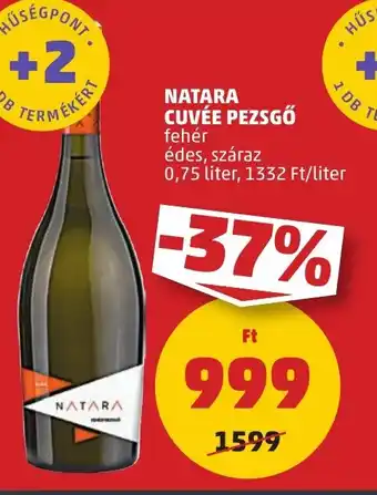 PENNY NATARA CUVÉE PEZSGŐ 0,75 l ajánlat