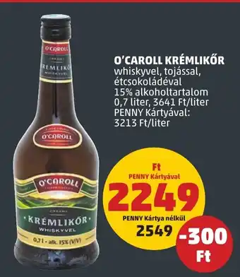 O'CAROLL KRÉMLIKŐR 0,7 l