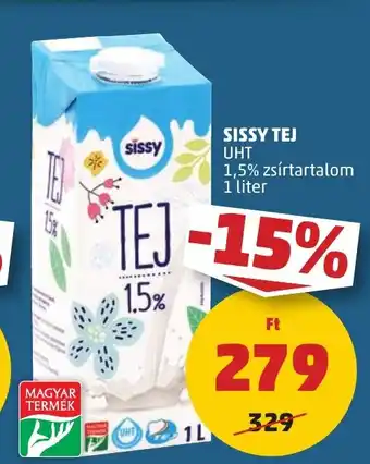 PENNY SISSY TEJ UHT 1 l ajánlat