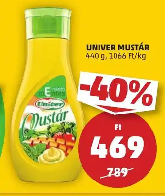 PENNY UNIVER MUSTÁR 440 g ajánlat