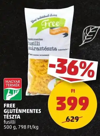 PENNY FREE GLUTÉNMENTES TÉSZTA 500 g ajánlat