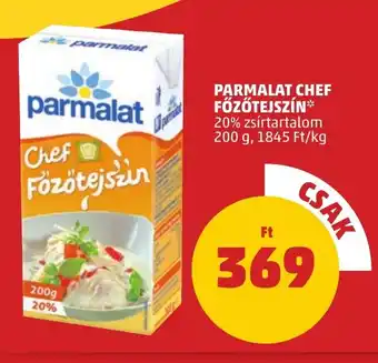 PENNY PARMALAT CHEF FŐZŐTEJSZÍN 200 g ajánlat