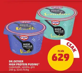 PENNY DR.OETKER HIGH PROTEIN PUDING 200 g ajánlat