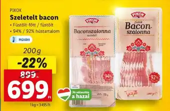 Lidl PIKOK Szeletelt bacon 200 g ajánlat