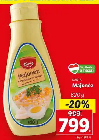 Lidl KANIA Majonéz 620 g ajánlat
