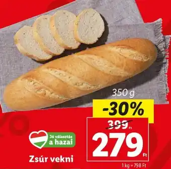 Lidl Zsúr vekni 350 g ajánlat
