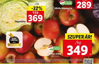 Lidl Piros alma 1 kg ajánlat
