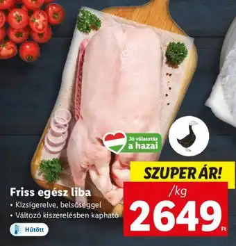 Friss egész liba 1 kg