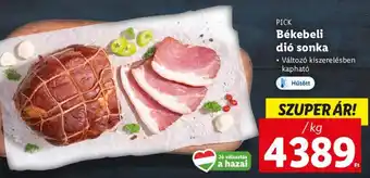 Lidl PICK Békebeli dió sonka 1 kg ajánlat