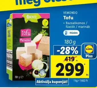 Lidl VEMONDO Tofu 180 g ajánlat