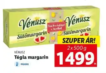 Lidl VÉNUSZ Tégla margarin 2 x 500 g ajánlat