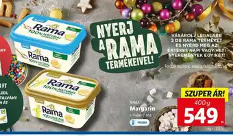 Lidl RAMA Margarin 400 g ajánlat