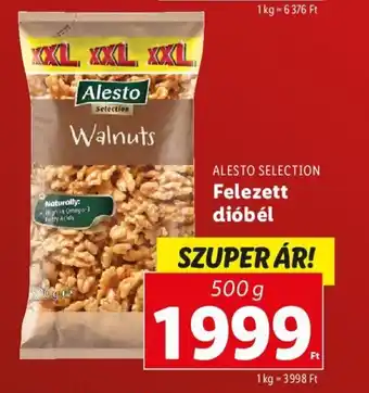 Lidl ALESTO SELECTION Felezett dióbél 500 g ajánlat