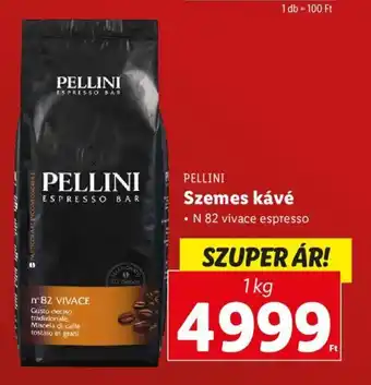 Lidl PELLINI Szemes kávé 1 kg ajánlat