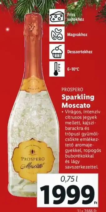 PROSPERO Sparkling Moscato 0,75 l