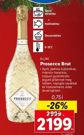ALLINI Prosecco Brut 0,75 l