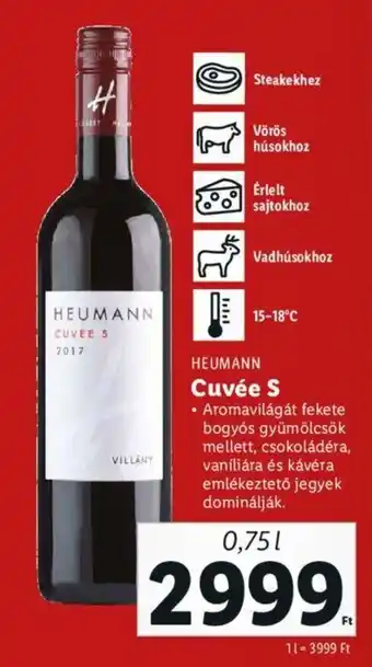 Lidl HEUMANN Cuvée S 0,75 l ajánlat