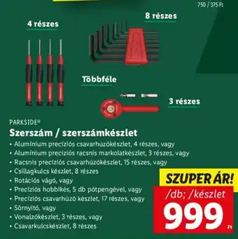 Lidl PARKSIDE Szerszám / szerszámkészlet 1 db / 1 készlet ajánlat