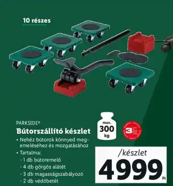 Lidl PARKSIDE Bútorszállító készlet ajánlat