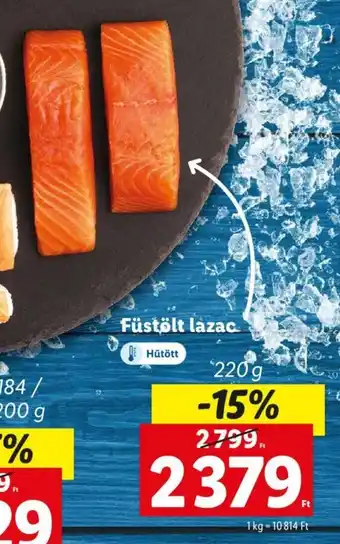 Lidl Füstölt lazac 220 g ajánlat