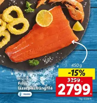 Lidl PANARINI Friss lazacpisztrángfilé 450 g ajánlat