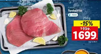 Lidl CLASSIC Tonhalfilé 250 g ajánlat
