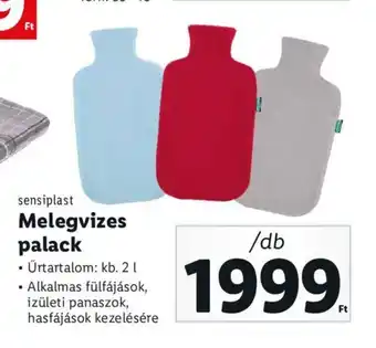 Lidl sensiplast Melegvizes palack 1 db ajánlat