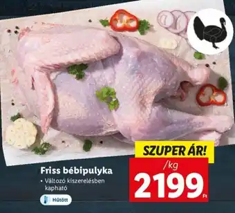 Friss bébipulyka 1 kg
