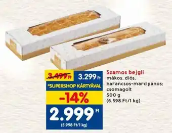 Spar Szamos bejgli 500g ajánlat