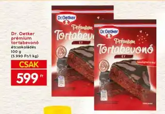 Spar Dr Oetker prémium tortabevonó 100g ajánlat