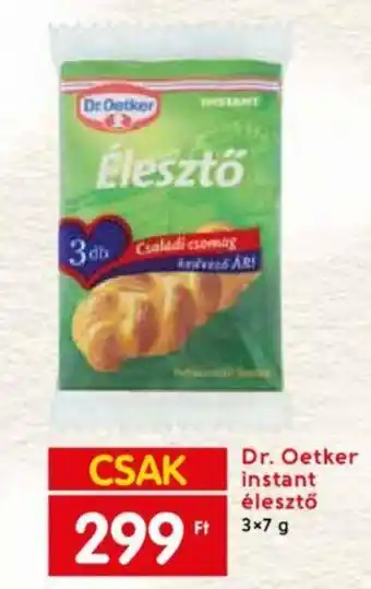 Spar Dr Oetker instant élesztő 3x7g ajánlat