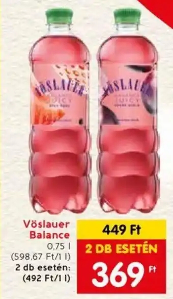 Spar Vöslauer Balance 0,75l ajánlat