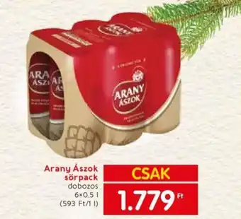 Arany Ászok sörpack 6x0,5l