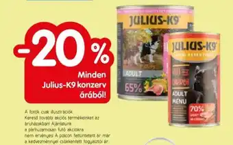 Spar Minden Julius K9 konzerv árából ajánlat