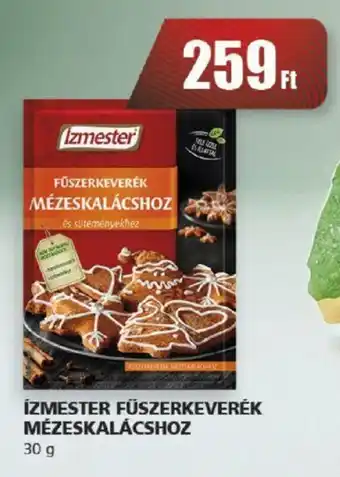 CBA ÍZMESTER FŰSZERKEVERÉK MÉZESKALÁCSHOZ 30g ajánlat