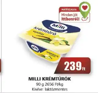 CBA MILLI KRÉMTÚRÓK 90 g ajánlat