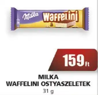 CBA MILKA WAFFELINI OSTYASZELETEK 31 g ajánlat