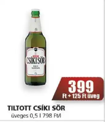 TILTOTT CSÍKI SÖR 0,5 l