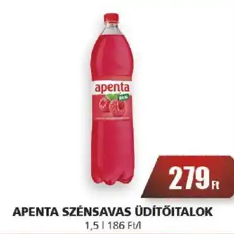 CBA APENTA SZÉNSAVAS ÜDÍTŐITALOK 1,5 l ajánlat
