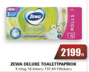 ZEWA DELUXE TOALETTPAPÍROK 16 tekercs