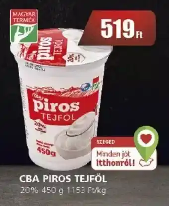 Príma CBA PIROS TEJFÖL 450 g ajánlat
