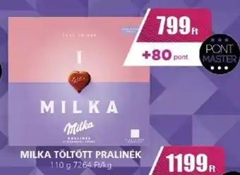 Príma MILKA TÖLTÖTT PRALINÉK 110 g ajánlat