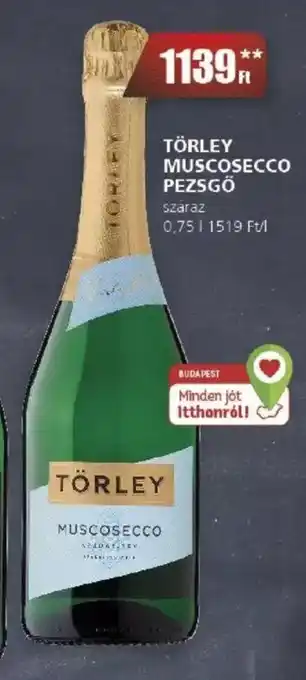 Príma TÖRLEY MUSCOSECCO PEZSGŐ 0,75 l ajánlat