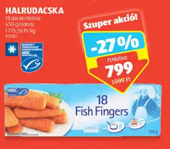ALDI HALRUDACSKA 18 db ajánlat