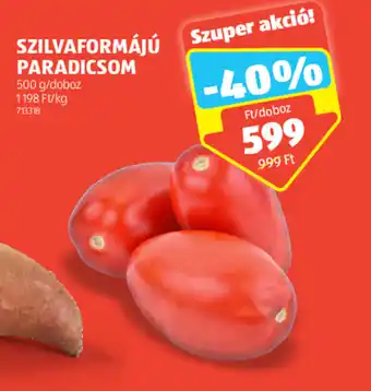 ALDI SZILVAFORMÁJÚ PARADICSOM 500 g ajánlat