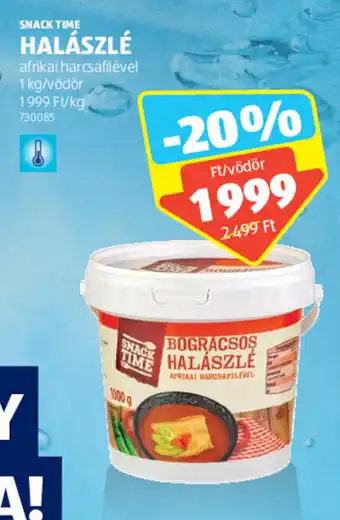 ALDI SNACK TIME HALÁSZLÉ 1 kg ajánlat