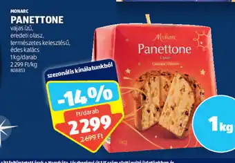 ALDI MONARC PANETTONE 1 kg ajánlat