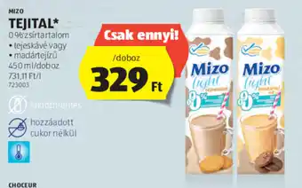 ALDI MIZO TEJITAL 450 ml ajánlat