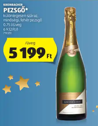ALDI KREINBACHER PEZSGŐ 0,75 l ajánlat