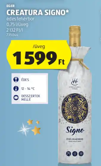 EGER CREATURA SIGNO 0,75 l